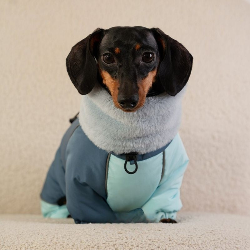 Dachshund-Fleece-Winter-Einteiler