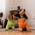Dachshund-Waffelstrickpullover