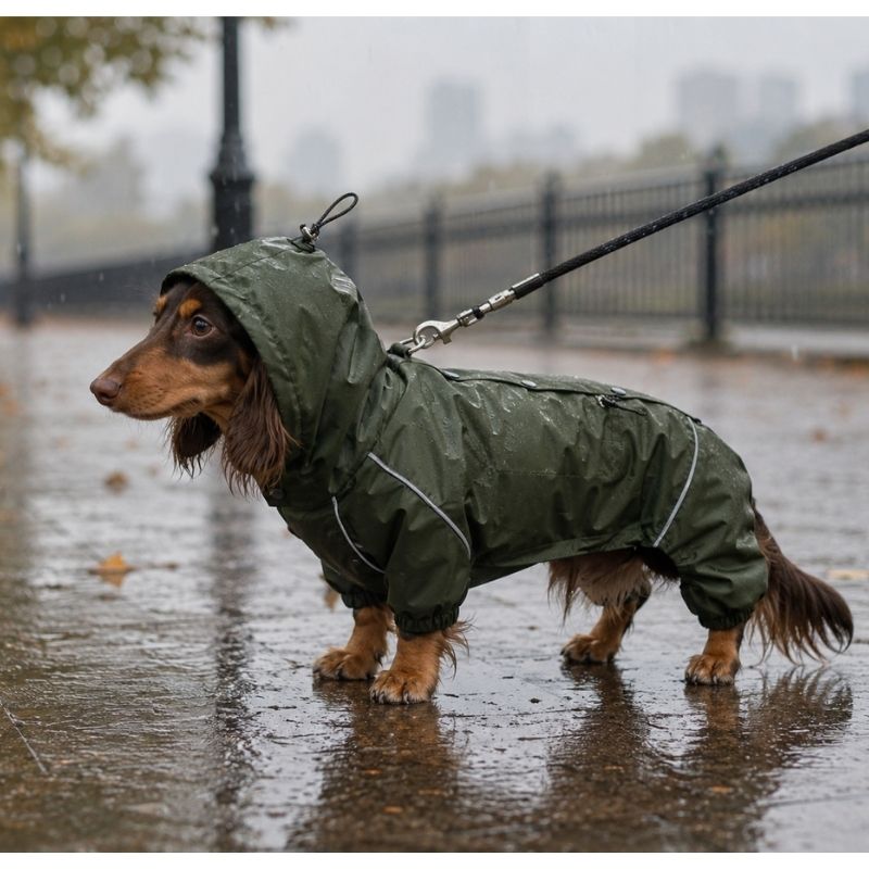 Dachshund Wasserdichte Outdoor-Jacke